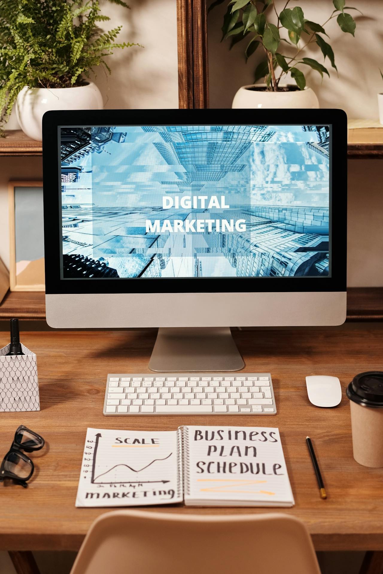 Professional digital marketing plan including SEO and social media ads