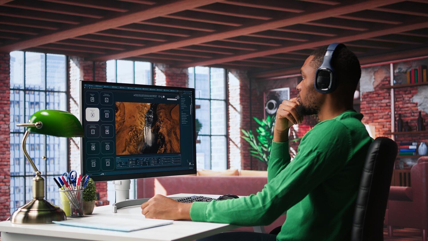 AI art generation and digital animation workflow using generative deep learning tool