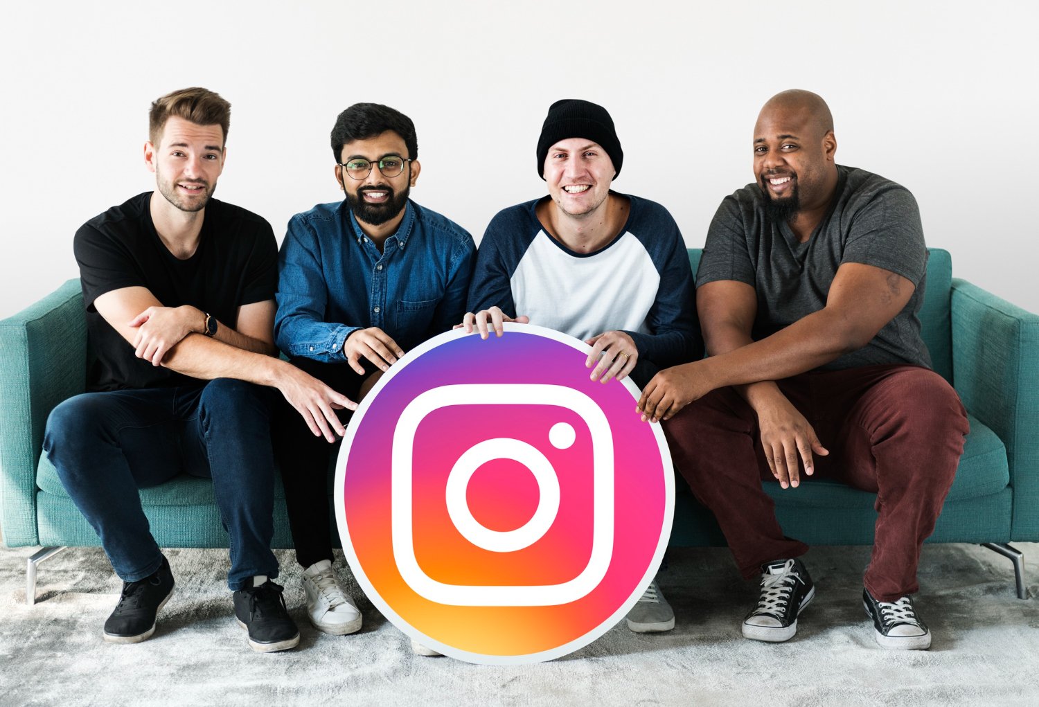 Man holding Instagram icon representing Instagram marketing services in Lahore, social media advertising, brand promotion, influencer marketing, and digital growth strategy