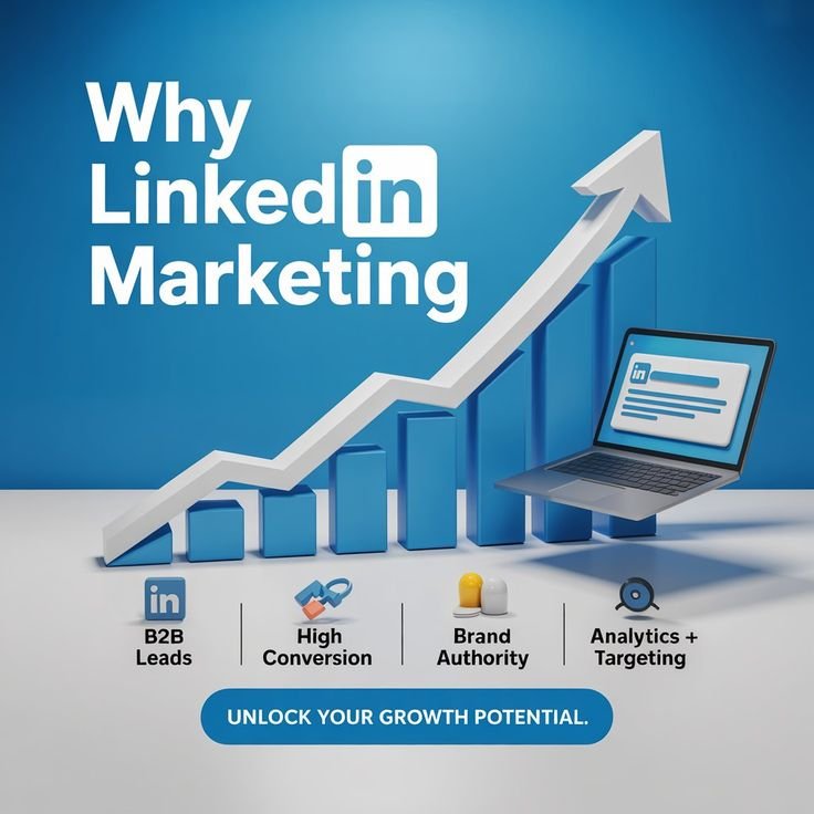 Business team discussing LinkedIn marketing services in lahore and social media strategy using a digital tablet in office meeting