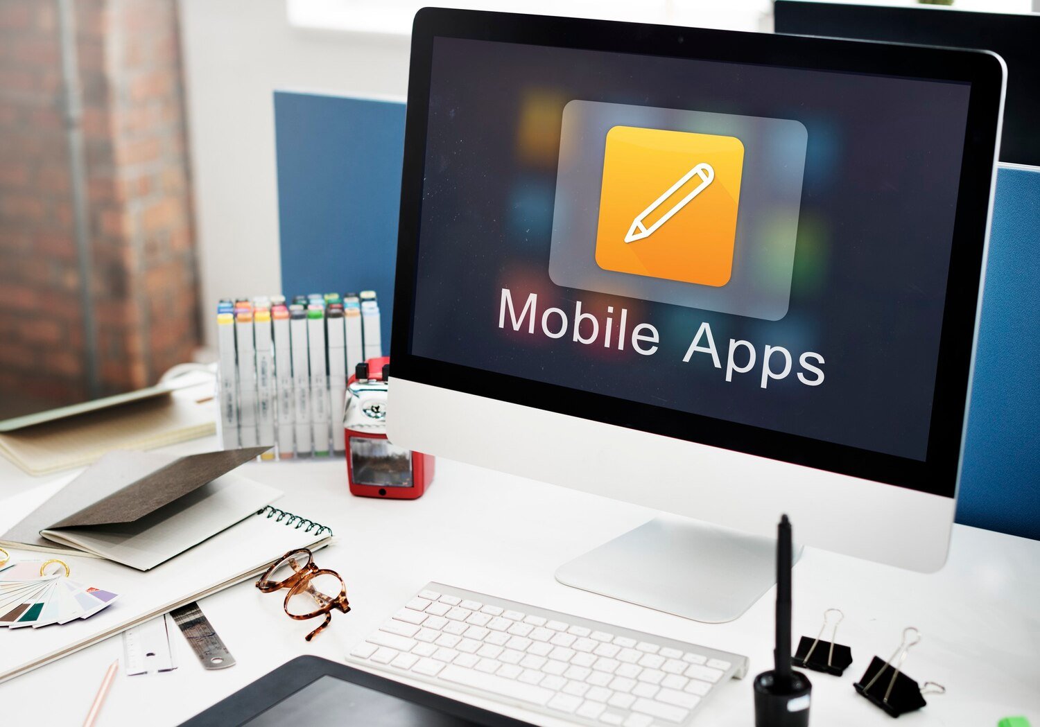 Mobile application design and UI UX creativity concept representing app development services in Lahore, Android app development, user interface design, and digital app solutions