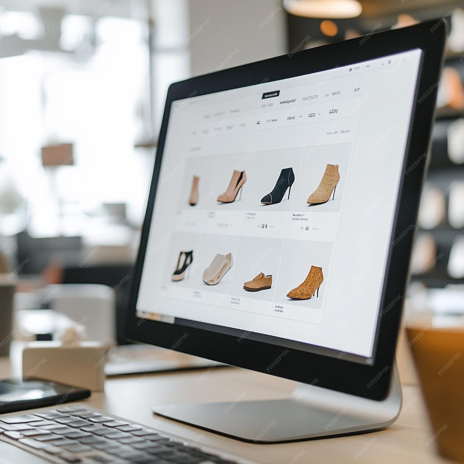 Product listing optimization services lahore, concept with creative design materials,